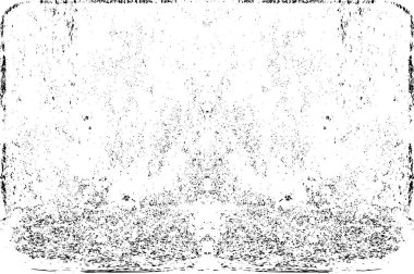 Grunge dikey olarak simetrik siyah beyaz doku. Tek renkli yıpranmış kaplama deseni. 