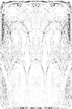 Grunge dikey olarak simetrik siyah beyaz doku. Tek renkli yıpranmış kaplama deseni. 