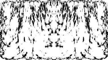 Grunge dikey olarak simetrik siyah beyaz doku. Tek renkli yıpranmış kaplama deseni. 