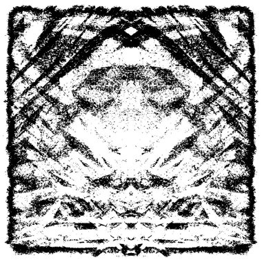 Siyah beyaz monokrom eski grunge vintage eskimiş arka plan soyut antika desenli retro model