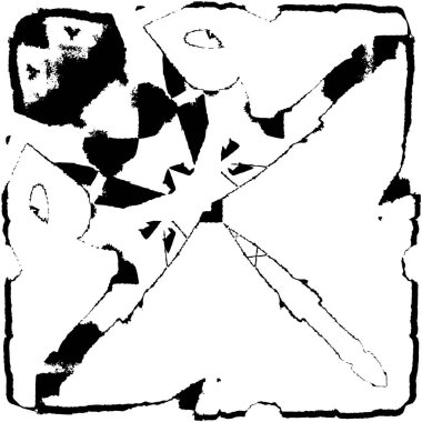 siyah ve beyaz tek renkli eski grunge arkaplan 