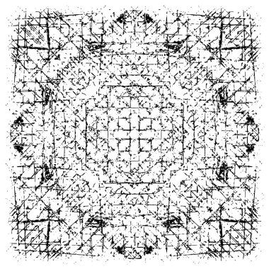 soyut koyu grunge geometrik desen