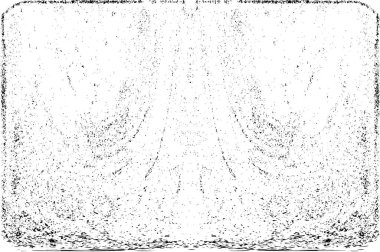 Grunge dikey olarak simetrik siyah beyaz doku. Tek renkli yıpranmış kaplama deseni. 