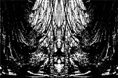 Siyah ve beyaz desenli grunge arkaplanı