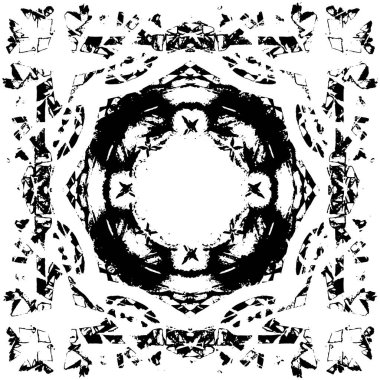 Siyah ve beyaz desenli grunge arkaplanı