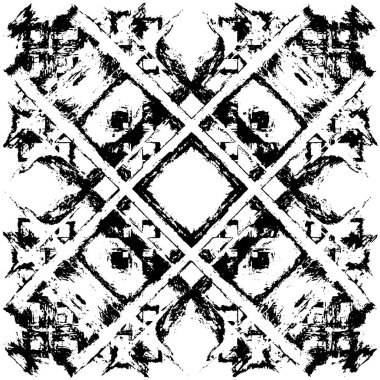 Siyah ve beyaz desenli grunge arkaplanı