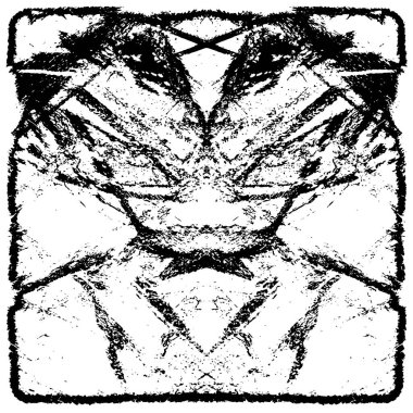 Siyah ve beyaz desenli grunge arkaplanı