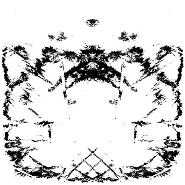 Çizik ve çizgilerle siyah beyaz dokuda sıkıntılı bir arkaplan