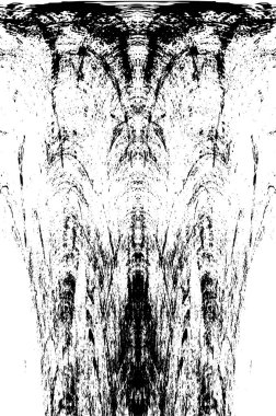 Çizik ve çizgilerle siyah beyaz dokuda sıkıntılı bir arkaplan