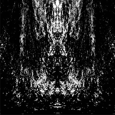 Çizik ve çizgilerle siyah beyaz dokuda sıkıntılı bir arkaplan