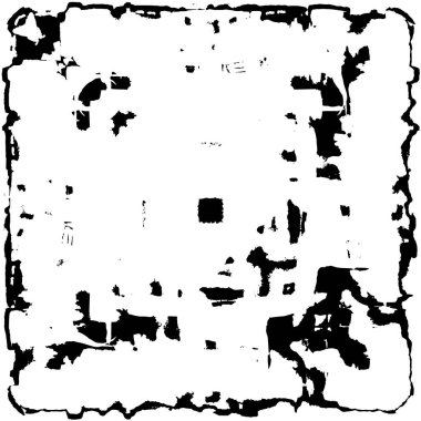 Çizik ve çizgilerle siyah beyaz dokuda sıkıntılı bir arkaplan