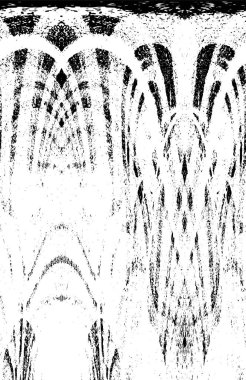 Çizik ve çizgilerle siyah beyaz dokuda sıkıntılı bir arkaplan