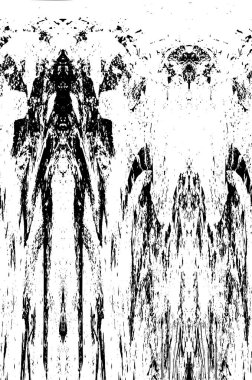 Çizik ve çizgilerle siyah beyaz dokuda sıkıntılı bir arkaplan