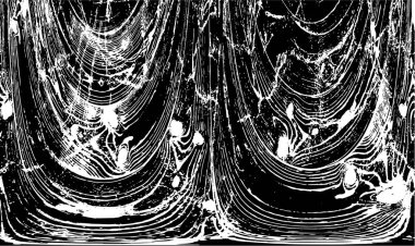 Çizik ve çizgilerle siyah beyaz dokuda sıkıntılı bir arkaplan