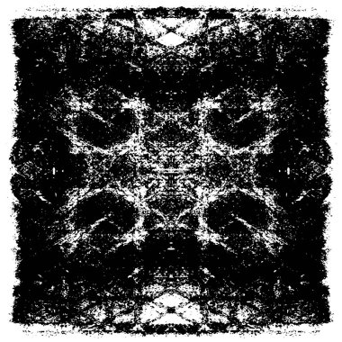 Çizik ve çizgilerle siyah beyaz dokuda sıkıntılı bir arkaplan