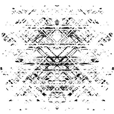 Çizik ve çizgilerle siyah beyaz dokuda sıkıntılı bir arkaplan