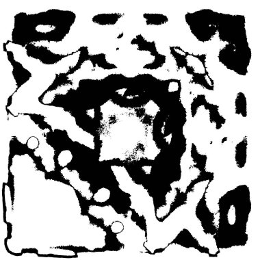 Çizik ve çizgilerle siyah beyaz dokuda sıkıntılı bir arkaplan