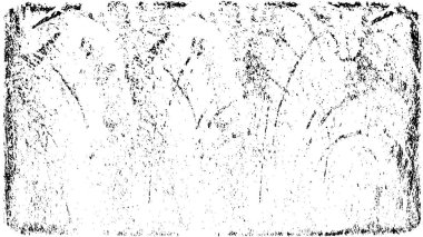 Çizik ve çizgilerle siyah beyaz dokuda sıkıntılı bir arkaplan