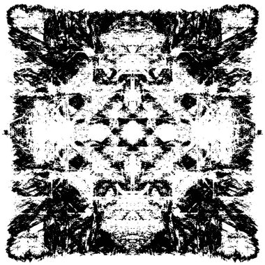 Siyah ve beyaz dokulu soyut arka plan