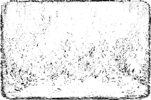Grunge üst üste biniyor. Soyut siyah-beyaz vektör arkaplanı. Çatlak, leke ve noktalarda kirli desenli tek renkli klasik yüzey. Karanlık korku tarzında eski bir duvar.