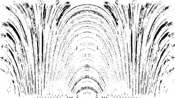 Grunge üst üste biniyor. Soyut siyah-beyaz vektör arkaplanı. Çatlak, leke ve noktalarda kirli desenli tek renkli klasik yüzey. Karanlık korku tarzında eski bir duvar.