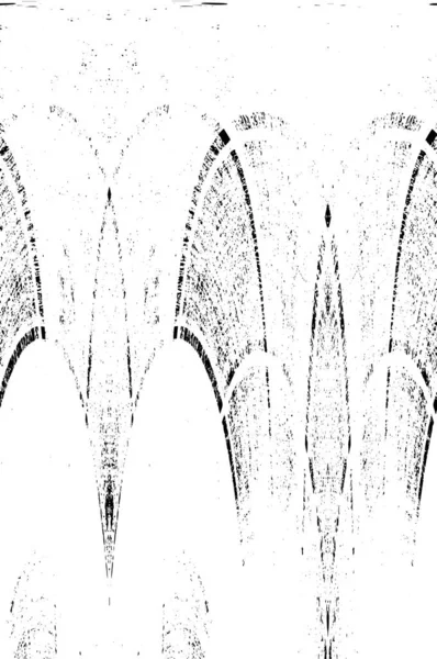 Grunge üst üste biniyor. Soyut siyah-beyaz vektör arkaplanı. Çatlak, leke ve noktalarda kirli desenli tek renkli klasik yüzey. Karanlık korku tarzında eski bir duvar.