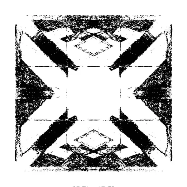 Grunge üst üste biniyor. Soyut siyah-beyaz vektör arkaplanı. Çatlak, leke ve noktalarda kirli desenli tek renkli klasik yüzey. Karanlık korku tarzında eski bir duvar.