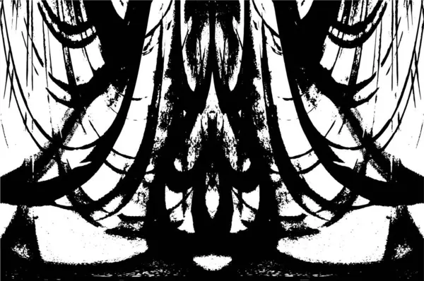 Soyut grunge arkaplanı. Monokrom dokusu. Siyah ve beyaz desenli arkaplan