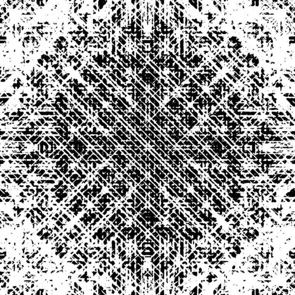 Çizik ve çizgilerle siyah beyaz dokuda sıkıntılı bir arkaplan.