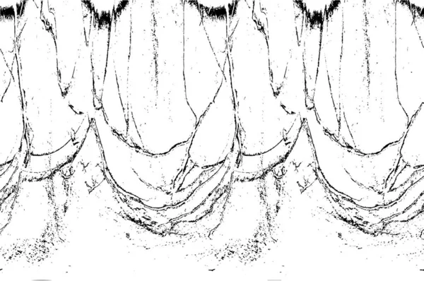 Çizik ve çizgilerle siyah beyaz dokuda sıkıntılı bir arkaplan.