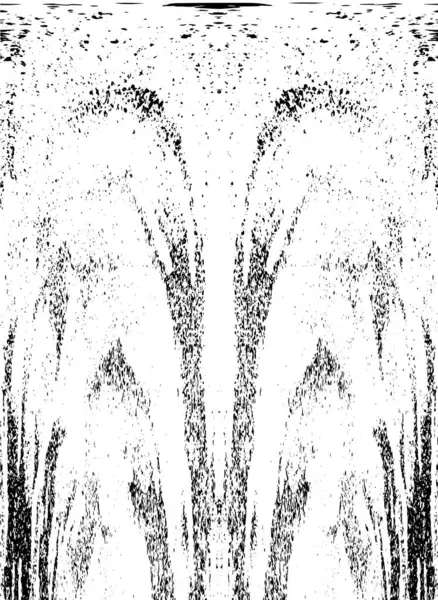 Grunge dikey olarak simetrik siyah beyaz doku. Tek renkli yıpranmış kaplama deseni. 