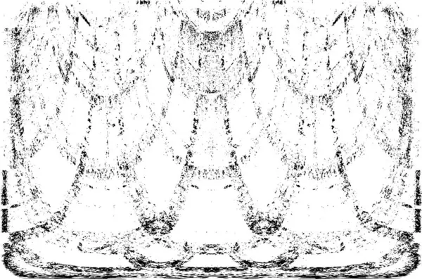 Grunge dikey olarak simetrik siyah beyaz doku. Tek renkli yıpranmış kaplama deseni. 