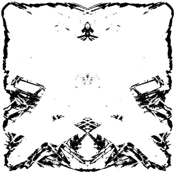 Çizik ve çizgilerle siyah beyaz dokuda sıkıntılı bir arkaplan