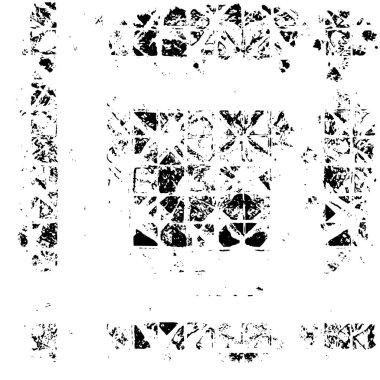 Çizik ve çiziklerle dolu siyah beyaz bir arka plan. Soyut vektör illüstrasyonu.
