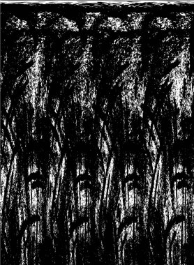 Çizik ve çiziklerle dolu siyah beyaz bir arka plan. Soyut vektör illüstrasyonu.