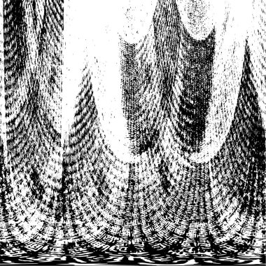 Çizik ve çiziklerle dolu siyah beyaz bir arka plan. Soyut vektör illüstrasyonu.