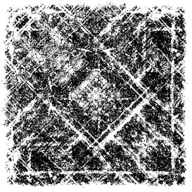 Çizik ve çiziklerle dolu siyah beyaz bir arka plan. Soyut vektör illüstrasyonu.