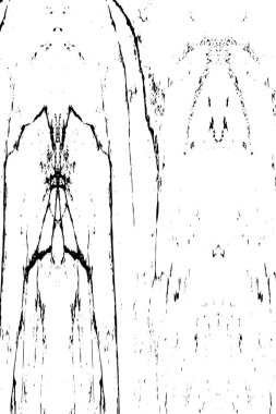 Çizik ve çiziklerle dolu siyah beyaz bir arka plan. Soyut vektör illüstrasyonu.