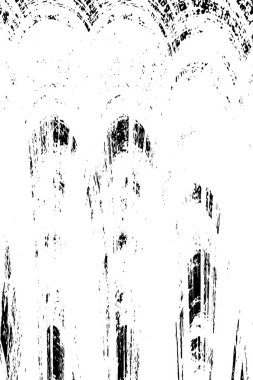 Çizik ve çiziklerle dolu siyah beyaz bir arka plan. Soyut vektör illüstrasyonu.