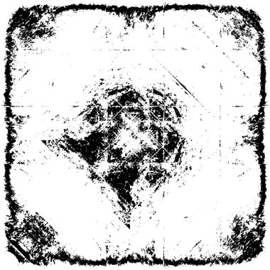 Çizik ve çiziklerle dolu siyah beyaz bir arka plan. Soyut vektör illüstrasyonu.