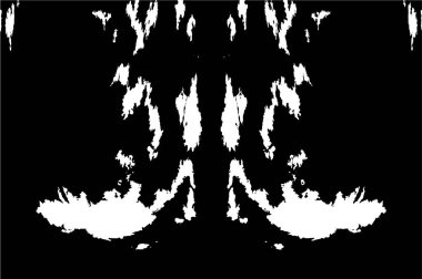 Çizik ve çiziklerle dolu siyah beyaz bir arka plan. Soyut vektör illüstrasyonu.