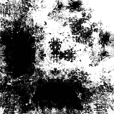 Çizik ve çiziklerle dolu siyah beyaz bir arka plan. Soyut vektör illüstrasyonu.