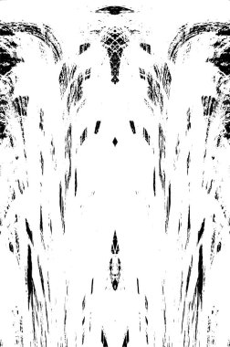 Çizik ve çiziklerle dolu siyah beyaz bir arka plan. Soyut vektör illüstrasyonu.