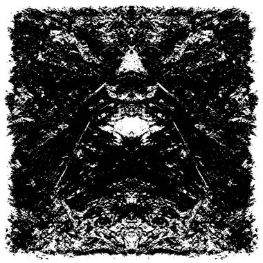 Çizik ve çiziklerle dolu siyah beyaz bir arka plan. Soyut vektör illüstrasyonu.