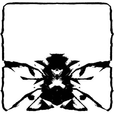 Çizik ve çiziklerle dolu siyah beyaz bir arka plan. Soyut vektör illüstrasyonu.