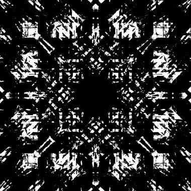 Siyah beyaz monokrom eski grunge vintage eskimiş arka plan soyut antika desenli retro model