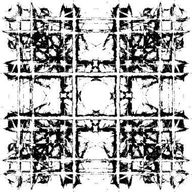 Siyah beyaz monokrom eski grunge vintage eskimiş arka plan soyut antika desenli retro model