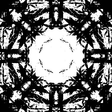 Siyah beyaz monokrom eski grunge vintage eskimiş arka plan soyut antika desenli retro model