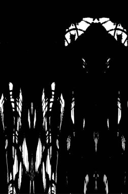 Siyah beyaz monokrom eski grunge vintage eskimiş arka plan soyut antika desenli retro model