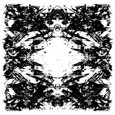 Siyah beyaz monokrom eski grunge vintage eskimiş arka plan soyut antika desenli retro model